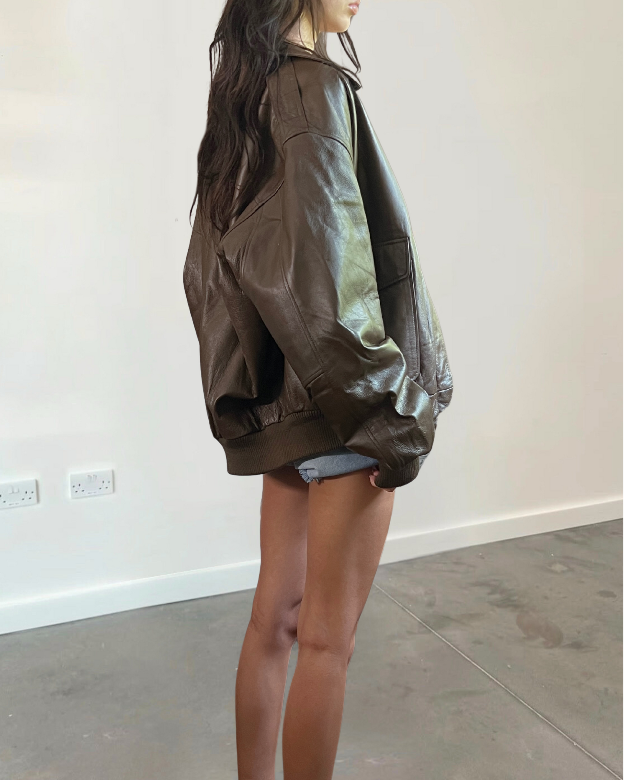 Reed Leather Bomber