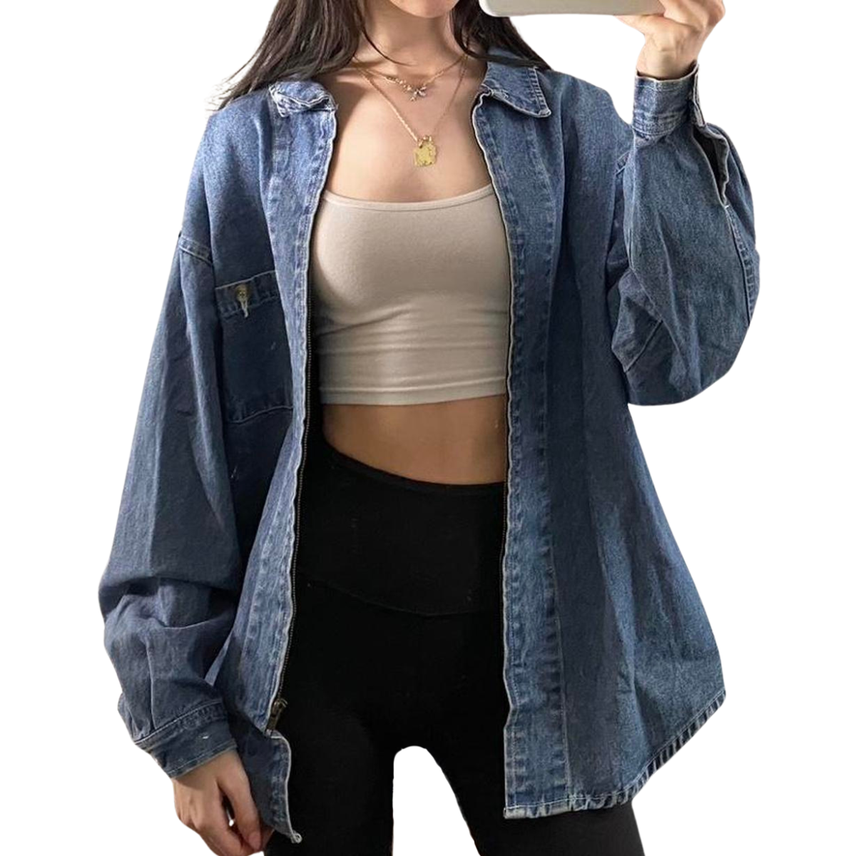RF Denim Shacket
