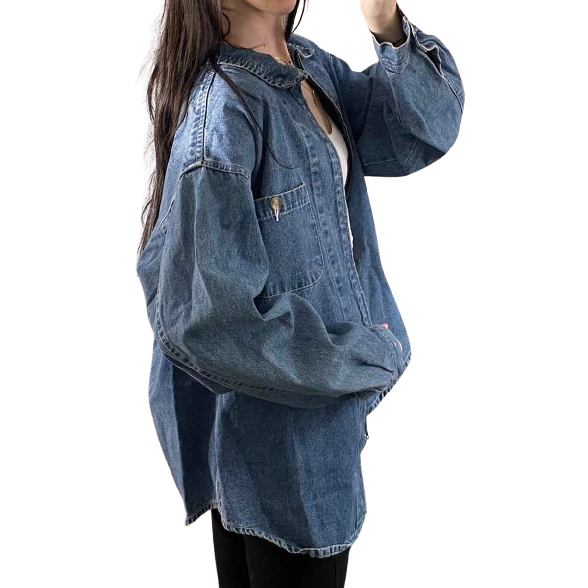 RF Denim Shacket
