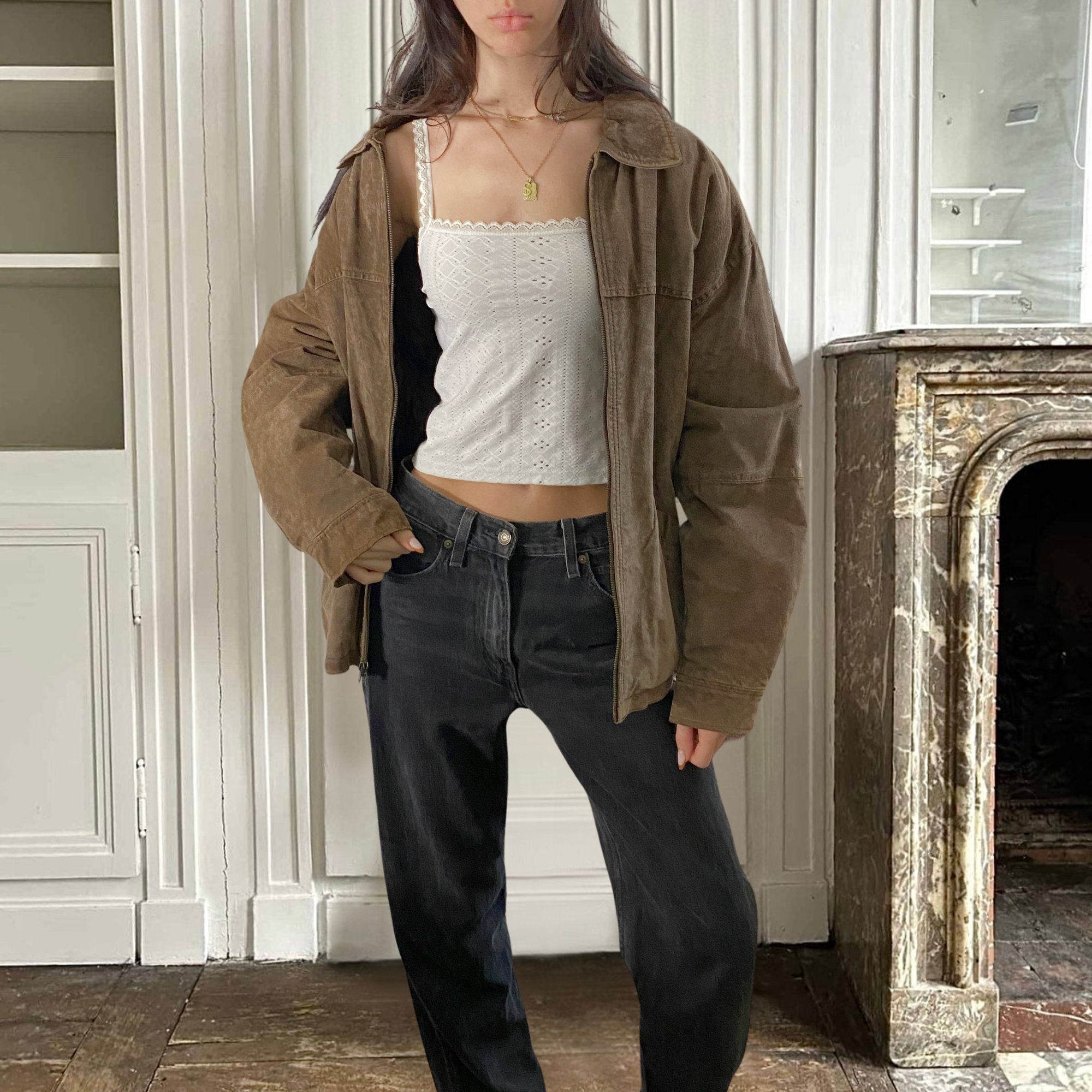 Sequence Leather Jacket