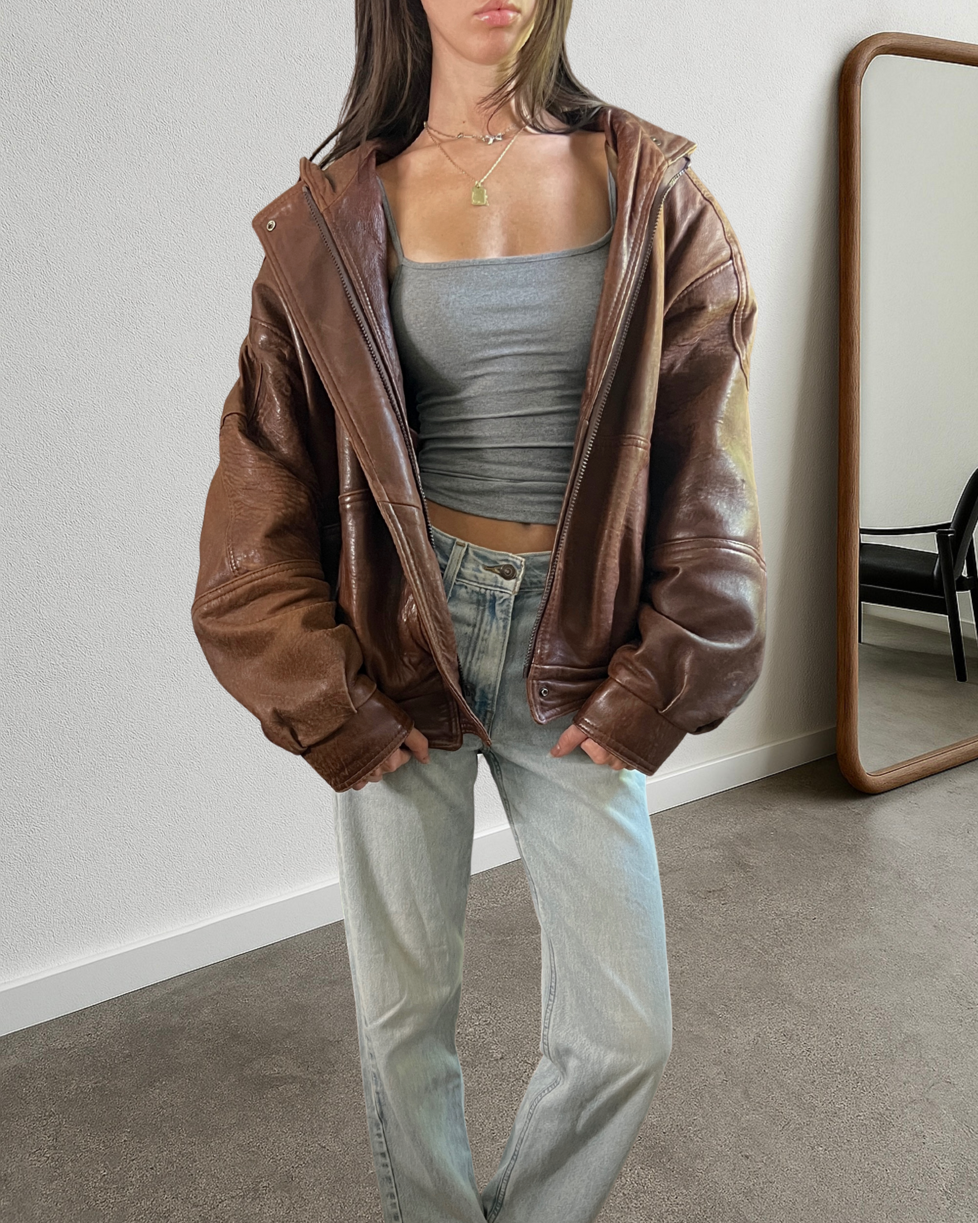 Rosenoir Leather Bomber