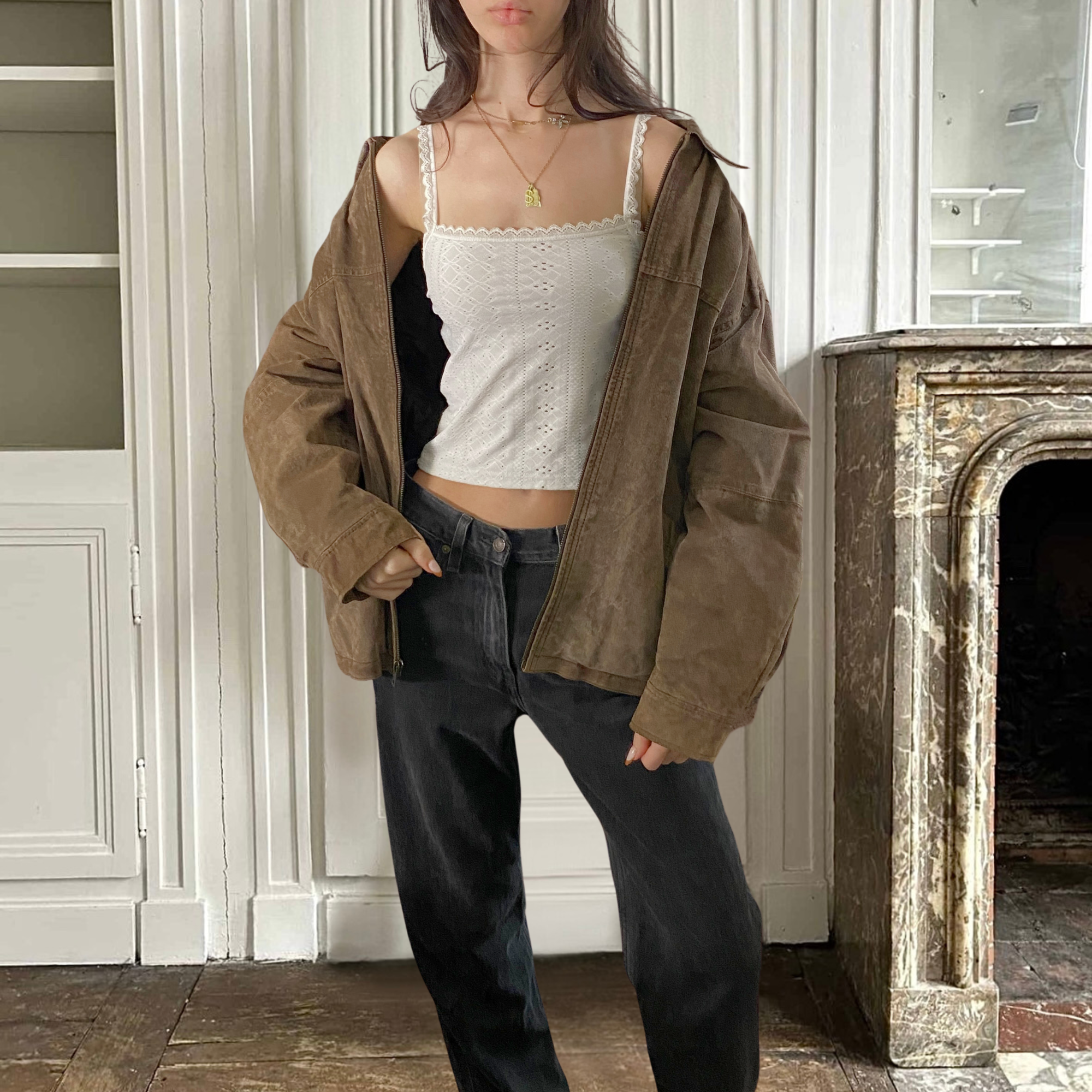 Sequence Leather Jacket