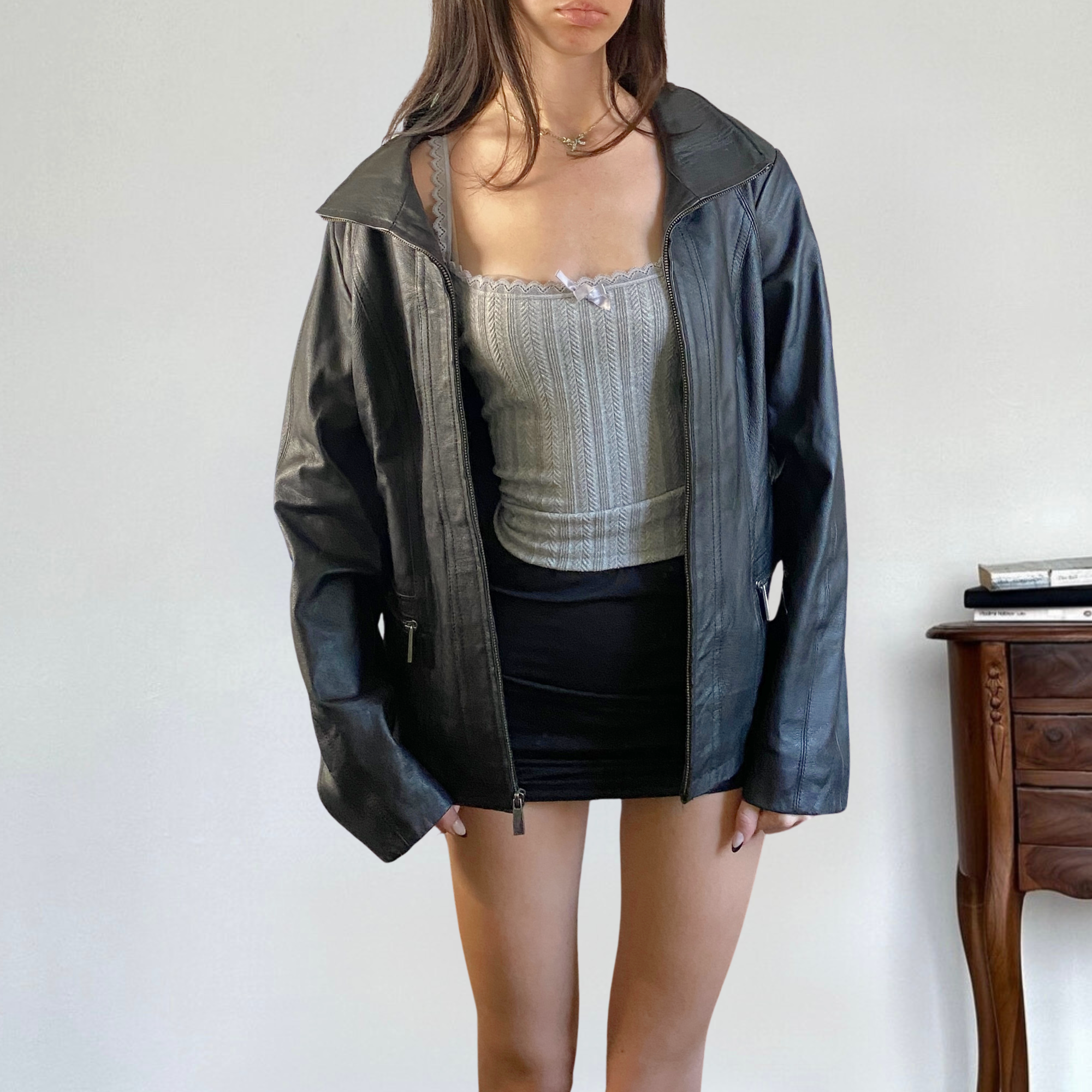 Renaissance Leather Blazer