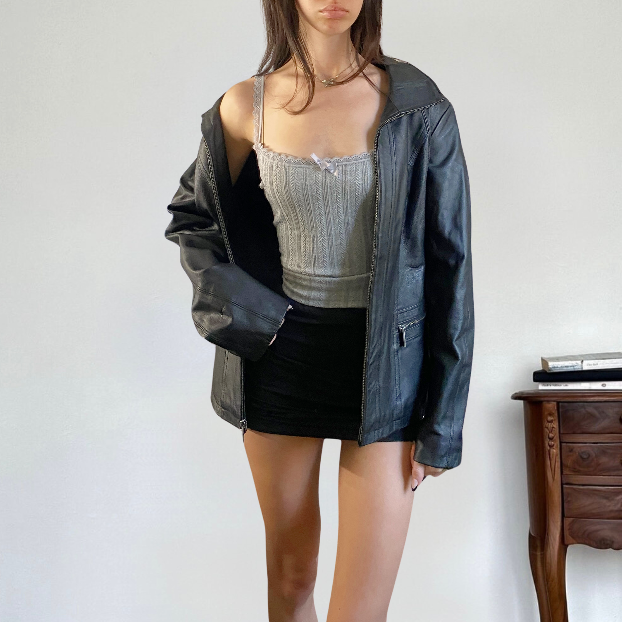 Renaissance Leather Blazer