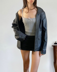Renaissance Leather Blazer