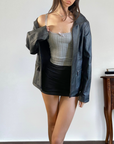 Renaissance Leather Blazer