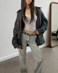 Sara Leather Jacket