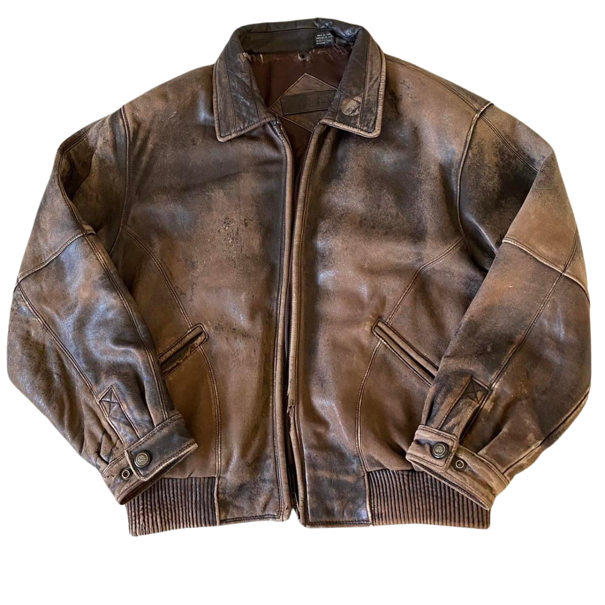 Dumas Leather Bomber