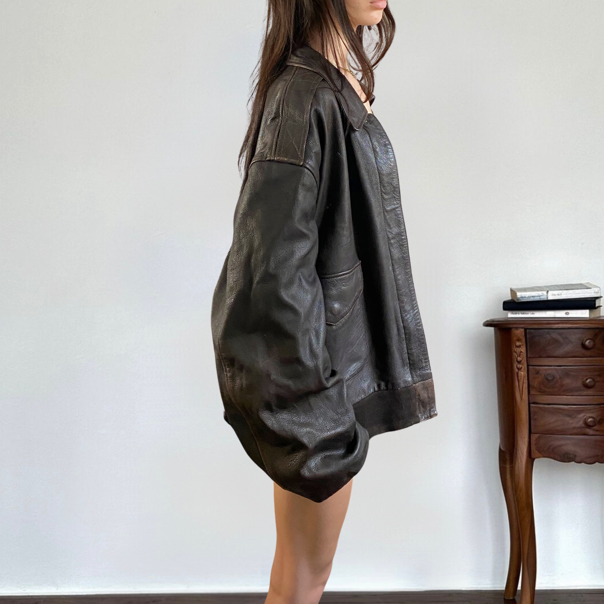 Argus Leather Bomber