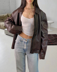 Fortime Leather Jacket