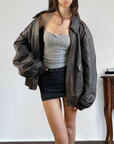 Argus Leather Bomber
