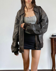 Argus Leather Bomber