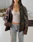 Fortime Leather Jacket