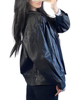 Meredith Vintage Leather Bomber