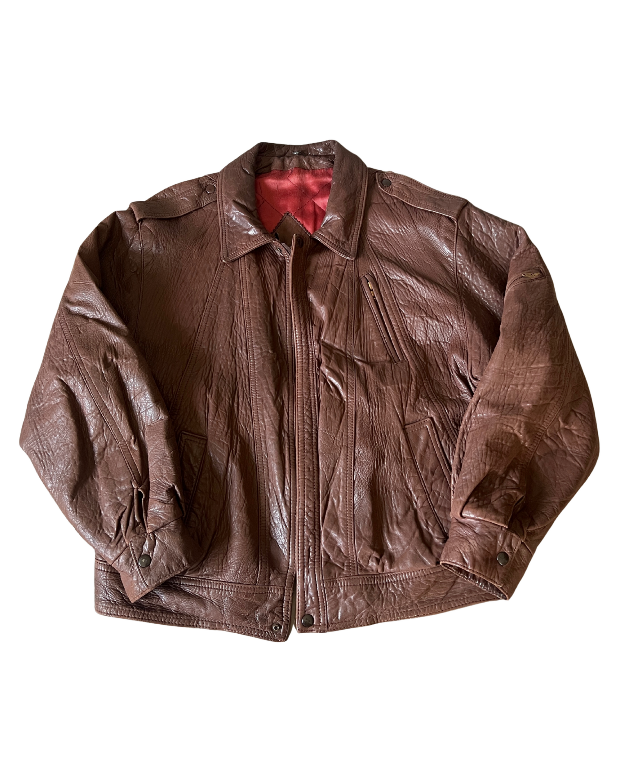 Pierre Leather Bomber