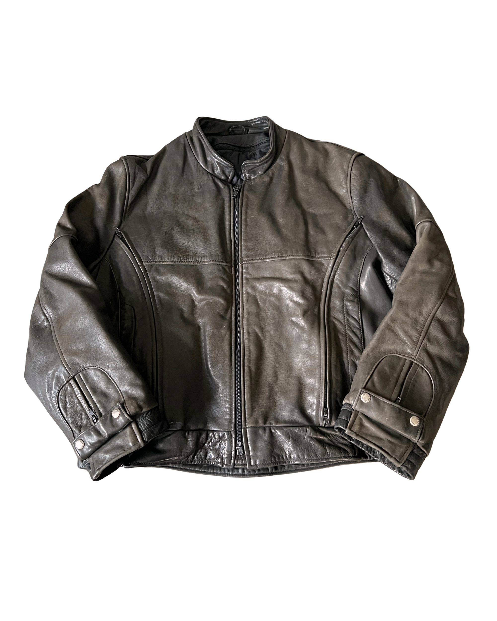 Jamie Leather Bomber