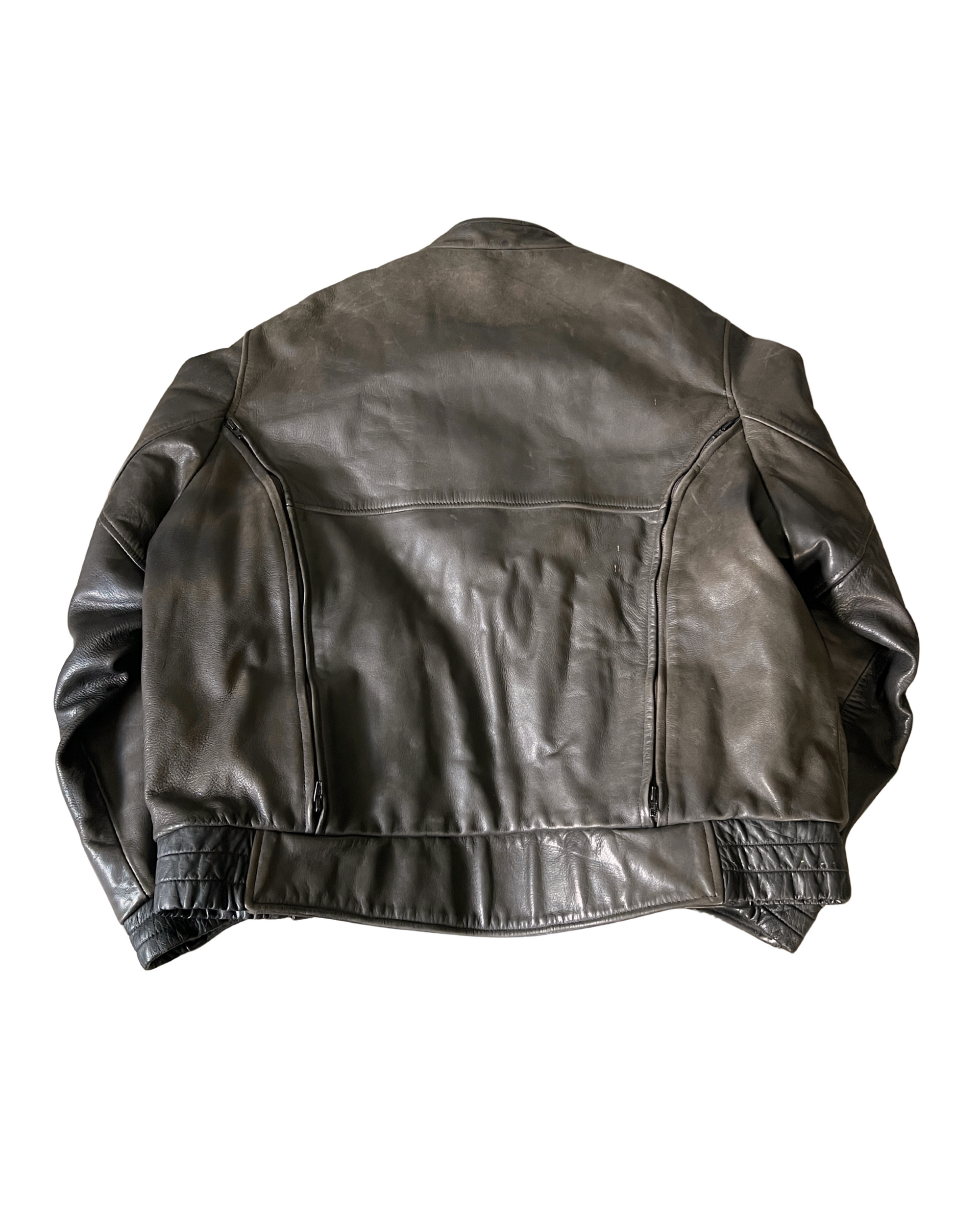 Jamie Leather Bomber