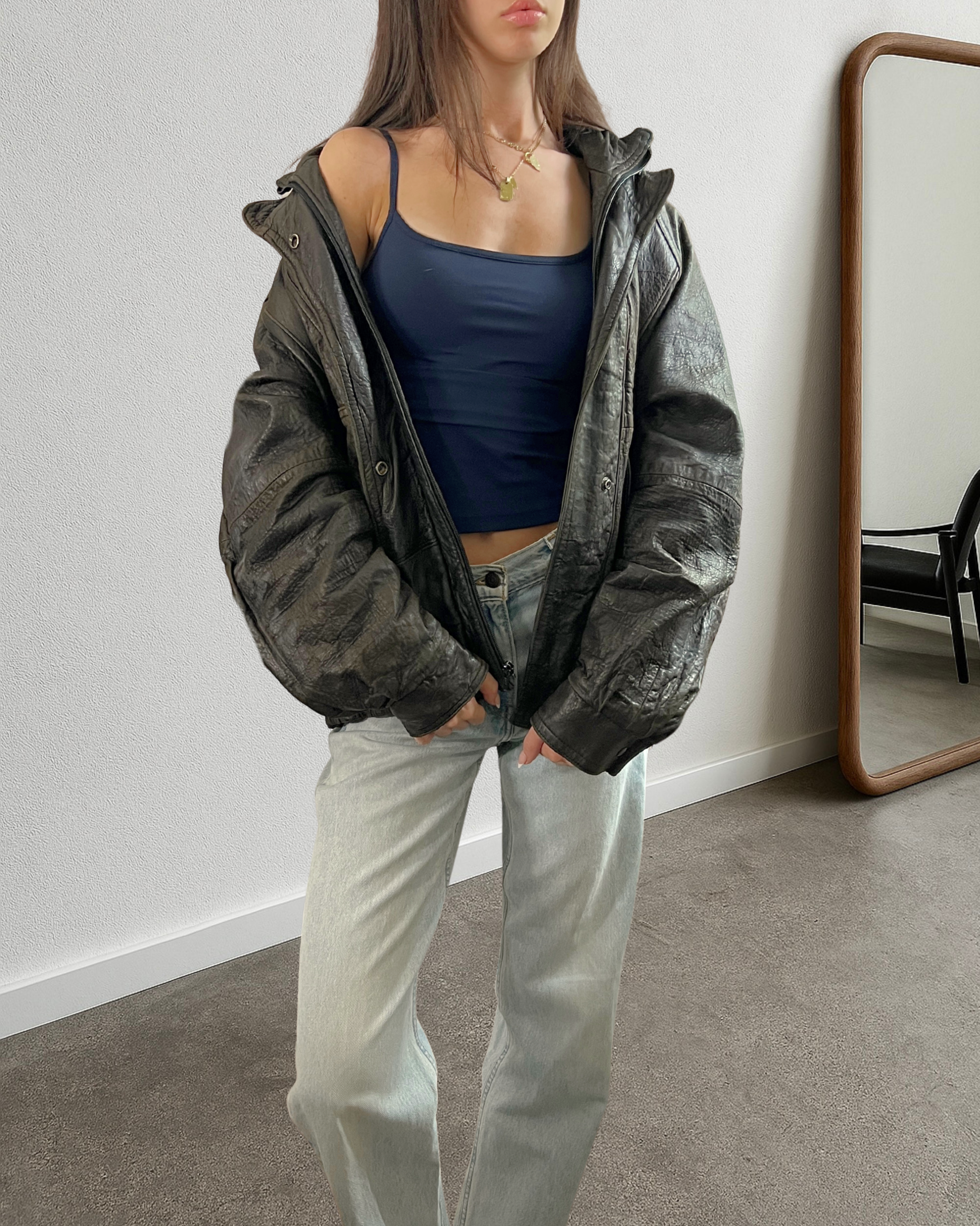 Ocean Leather Bomber