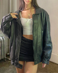 Andre Leather Bomber