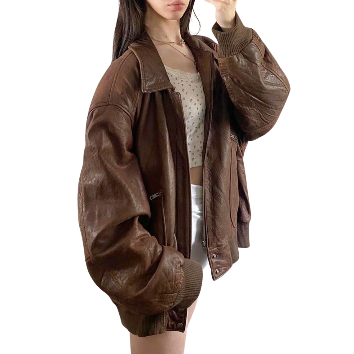 GANT Leather Bomber