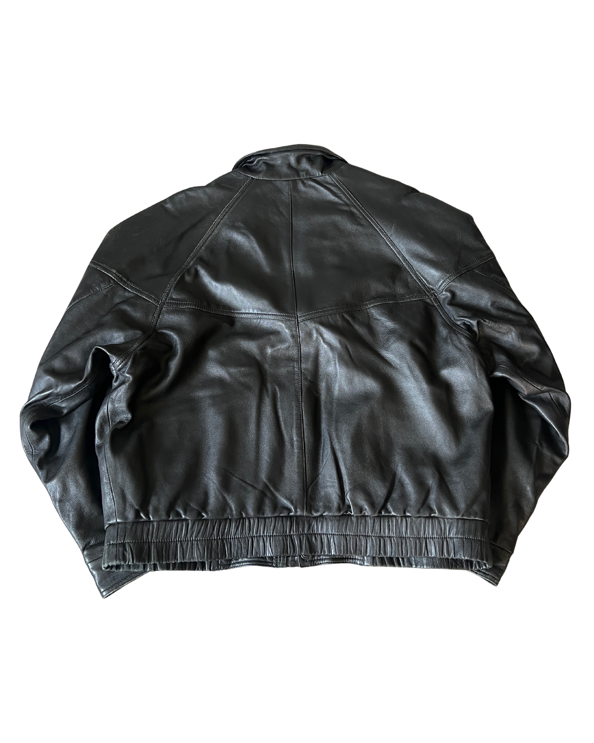 Sports Leather Bomber