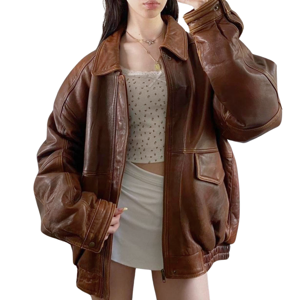 Canyon Leather Bomber