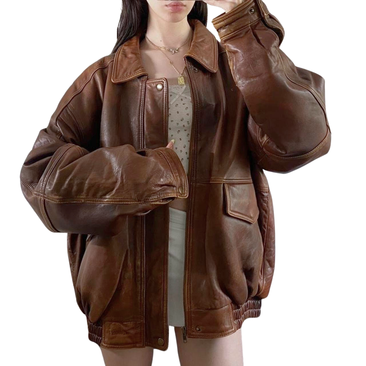 Canyon Leather Bomber