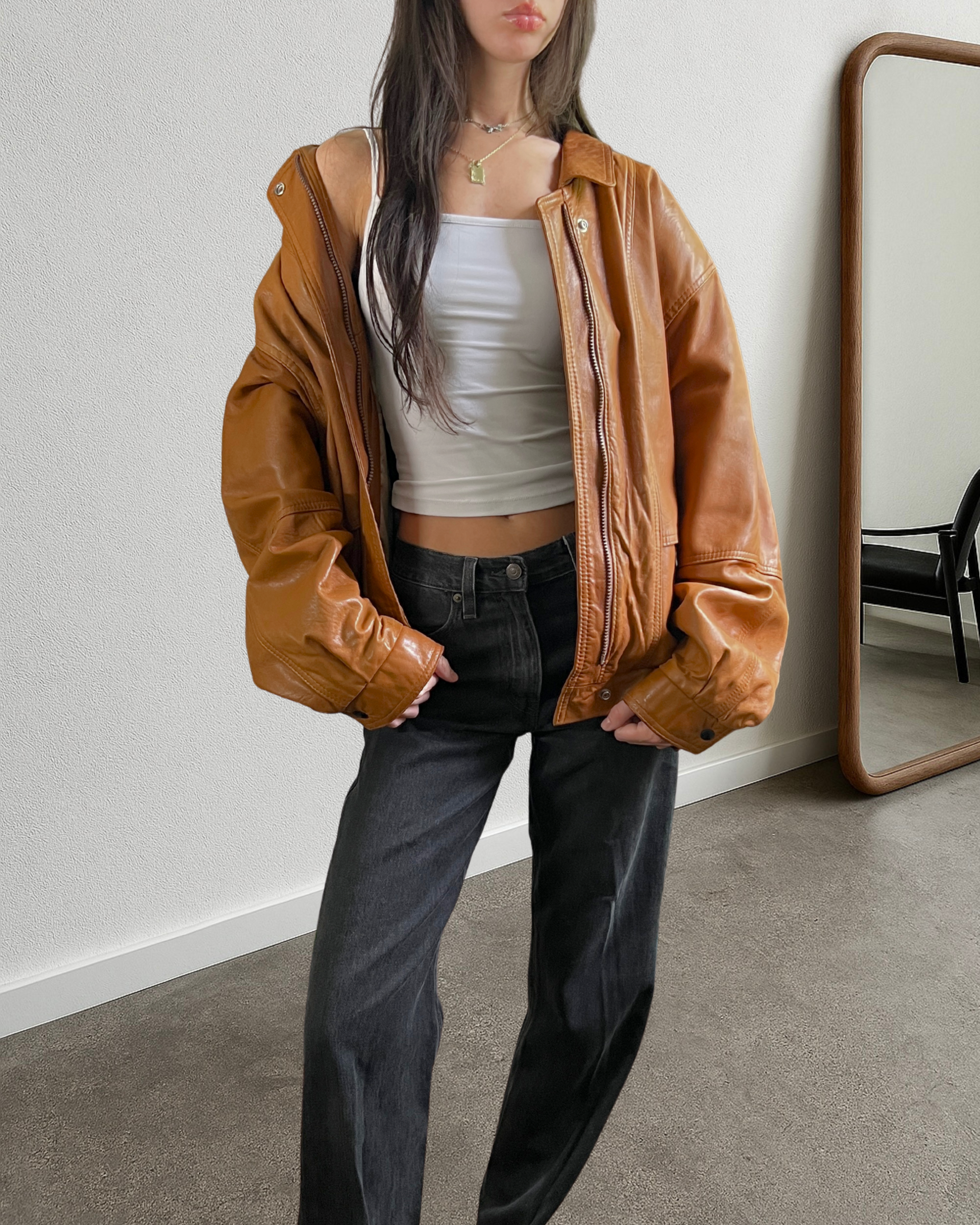 London Leather Bomber
