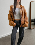 London Leather Bomber