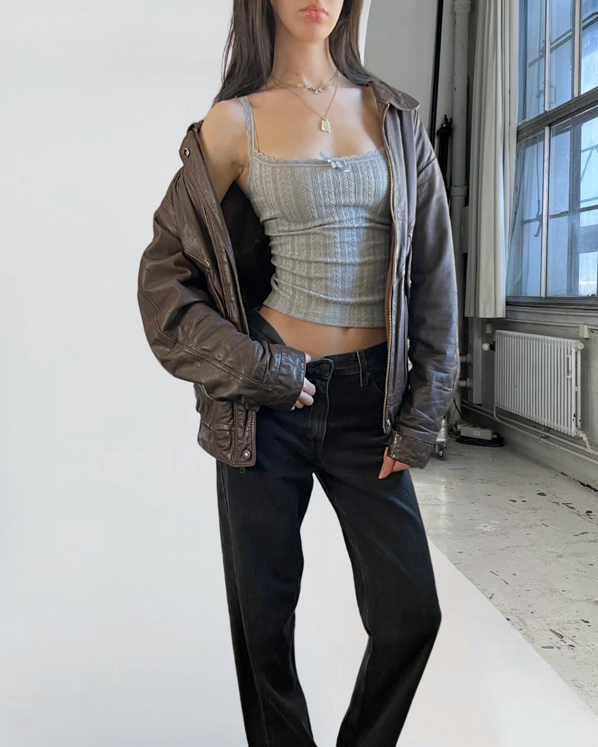Boulevard Leather Bomber
