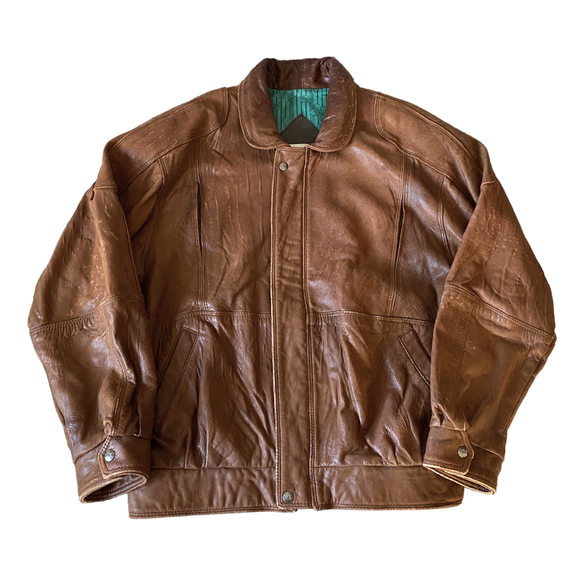 Viktor Leather Bomber
