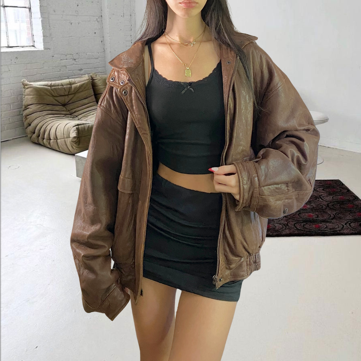 AO Leather Bomber