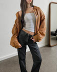 London Leather Bomber