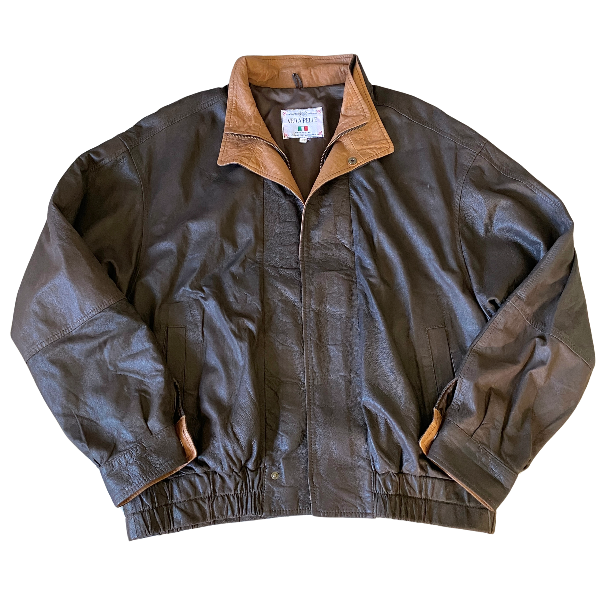 Vera Pelle Leather Bomber
