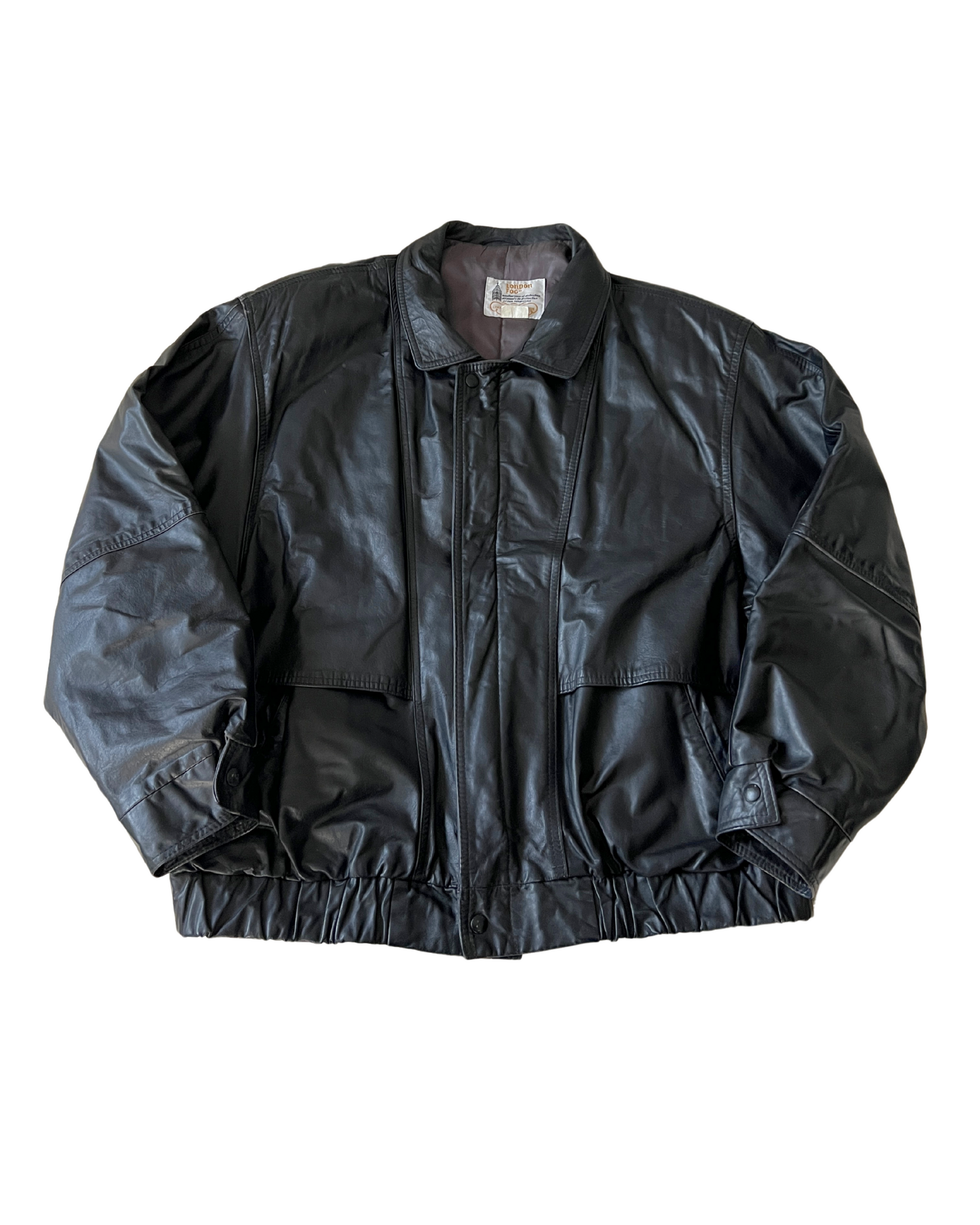 London Fog Leather Bomber