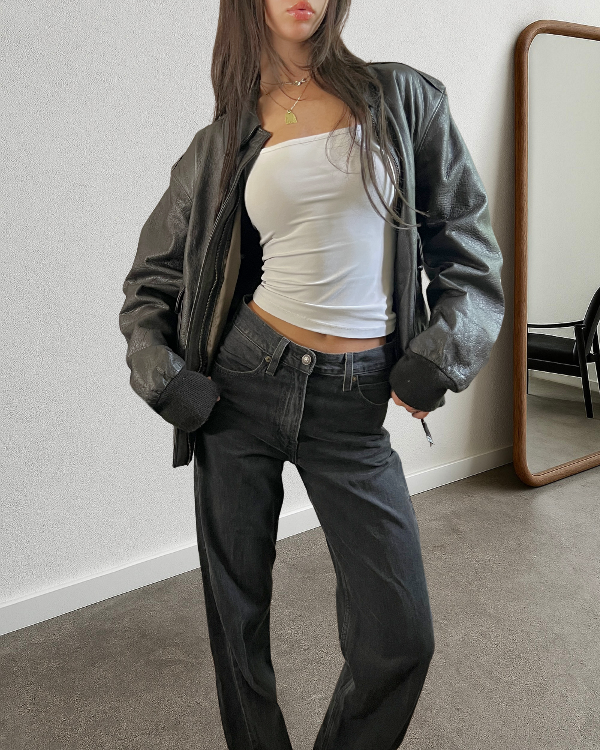 Argus Leather Bomber