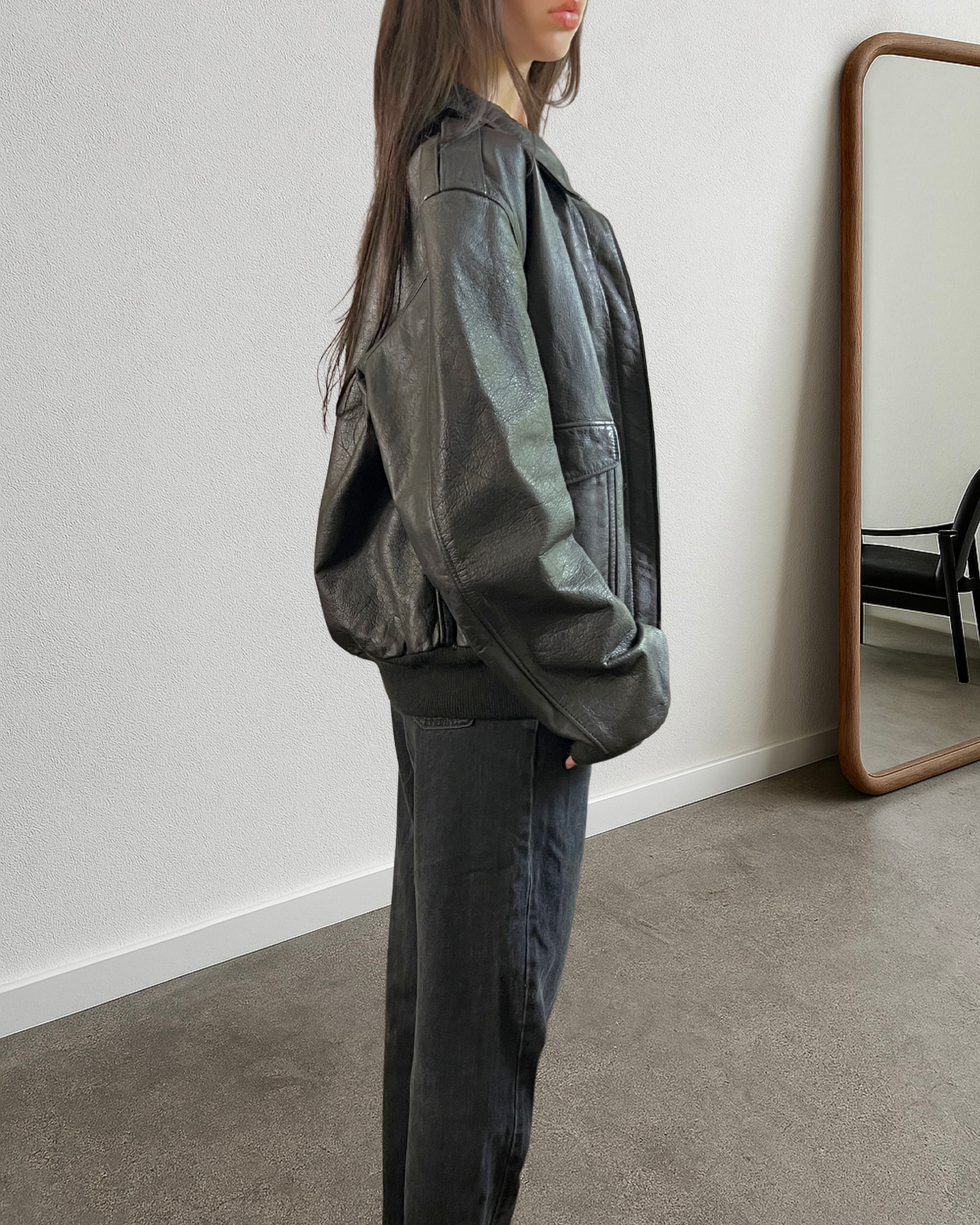 Argus Leather Bomber