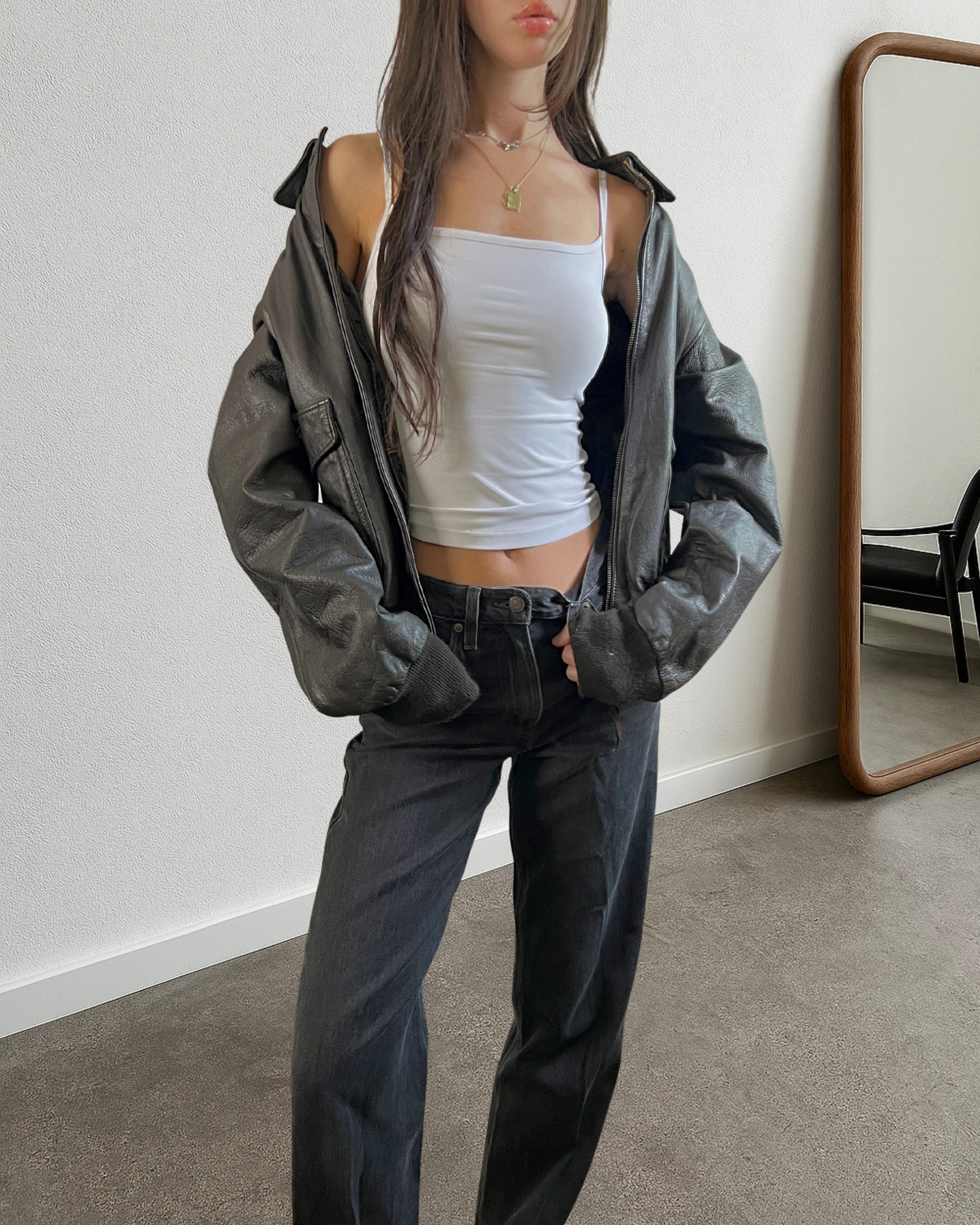 Argus Leather Bomber