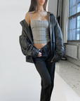London Fog Leather Bomber