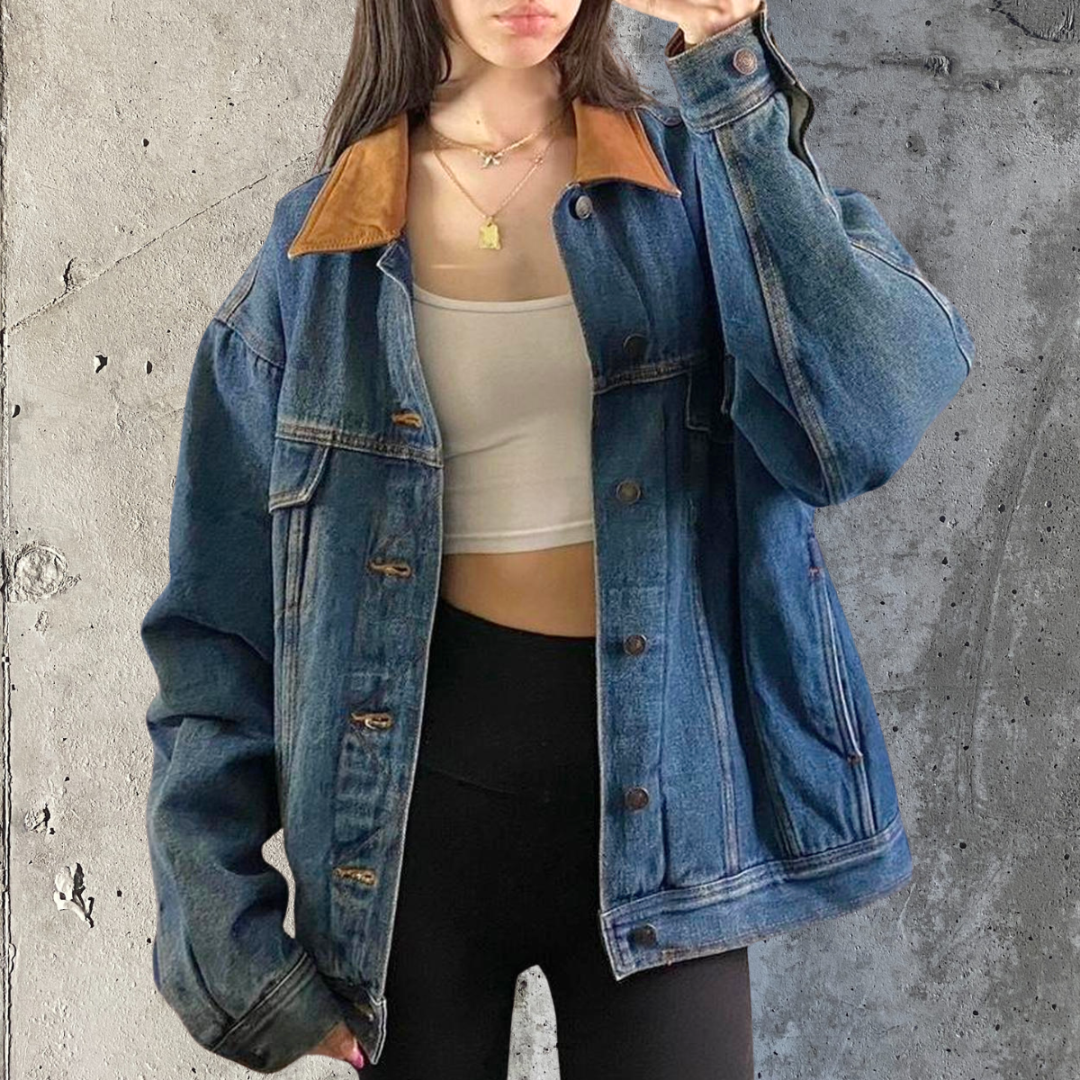 CSW Denim Bomber