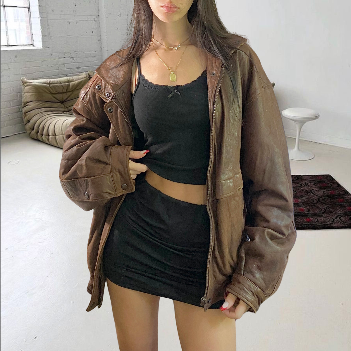 AO Leather Bomber