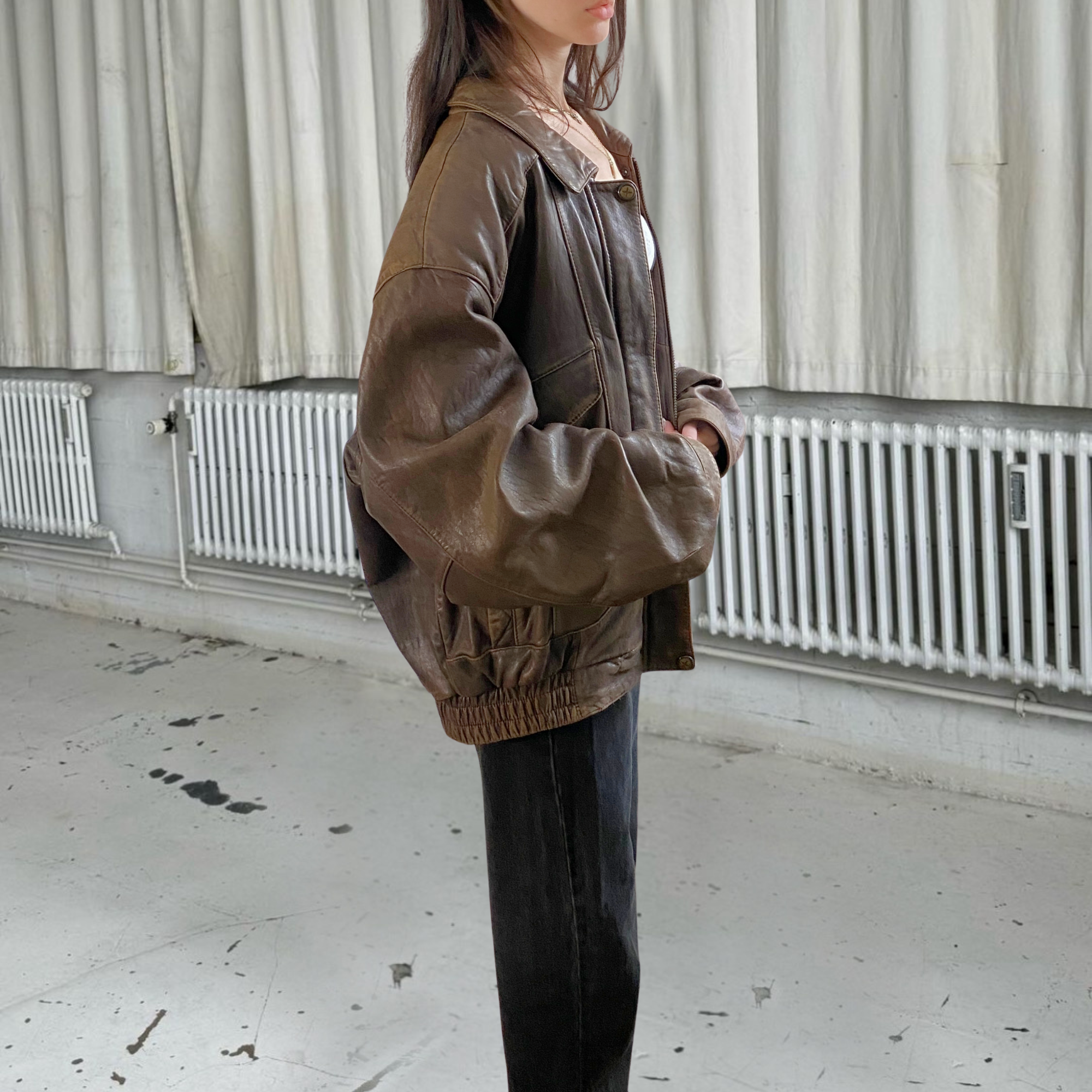 Danier Leather Bomber