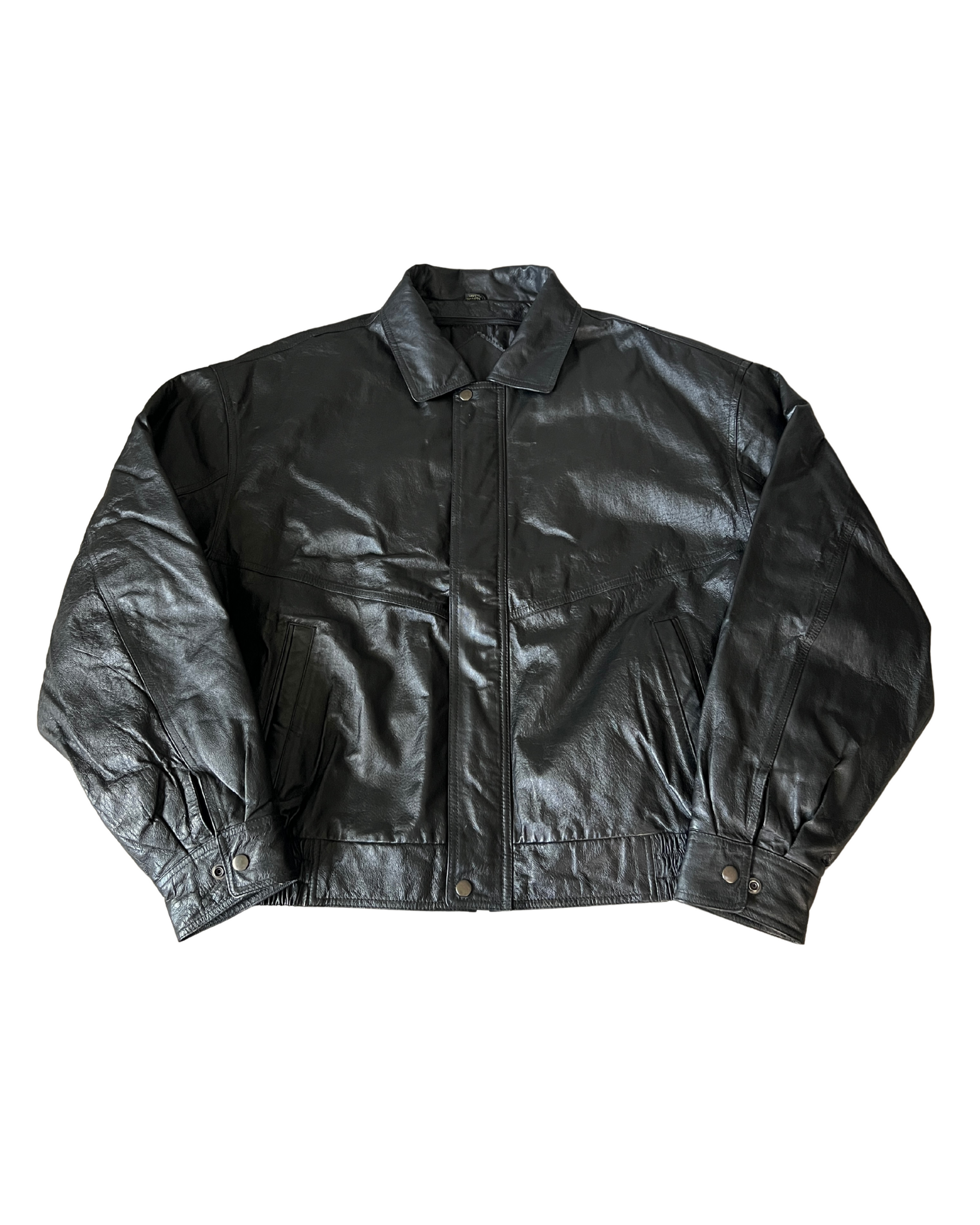 Beth Leather Bomber