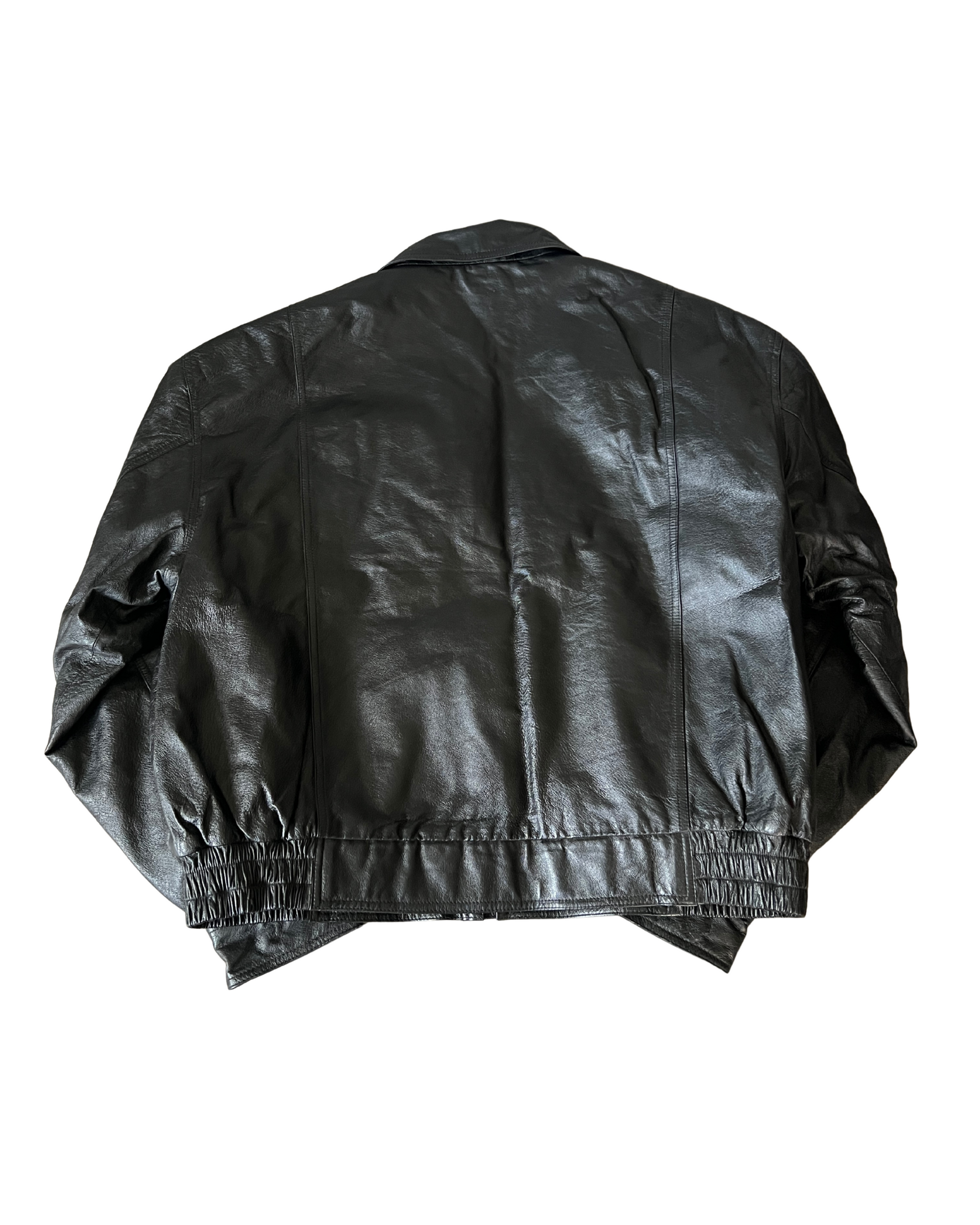 Beth Leather Bomber