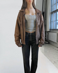 Club Leather Bomber