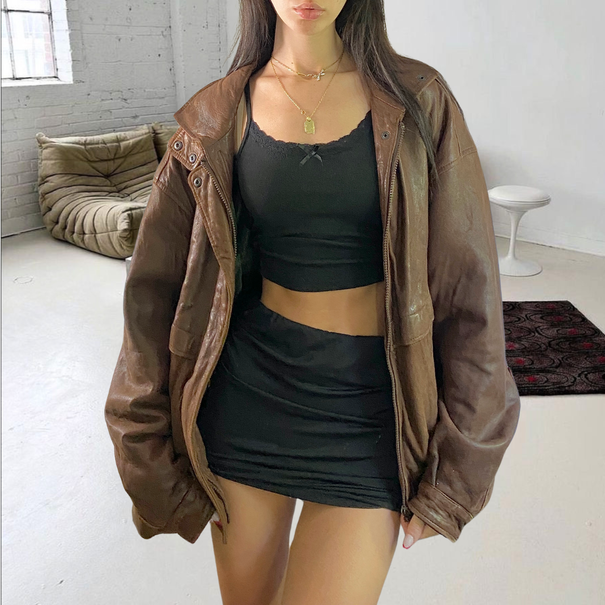AO Leather Bomber