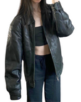 Roundtree & Yorke Leather Bomber