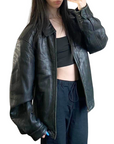 Roundtree & Yorke Leather Bomber