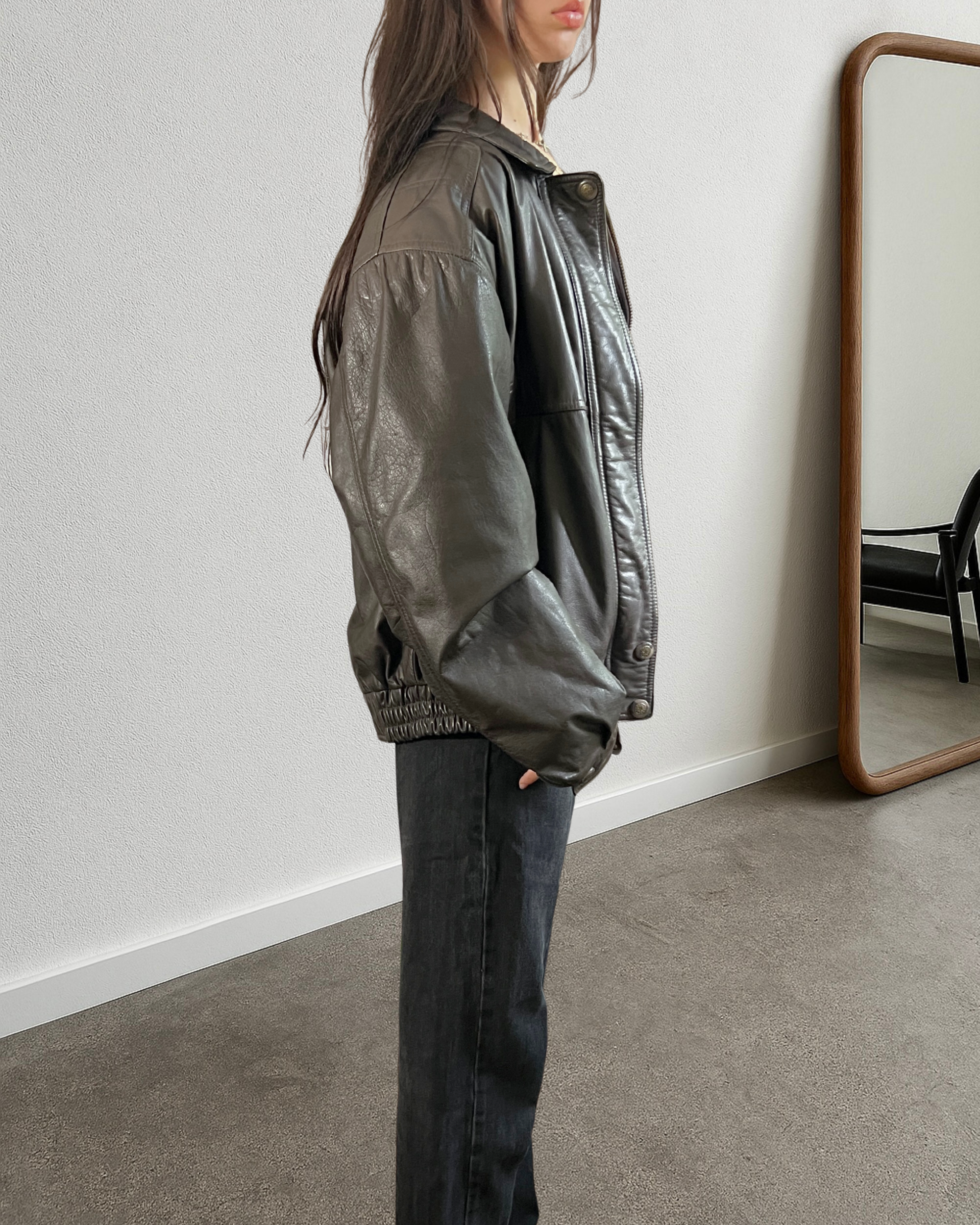 Esguire Leather Bomber