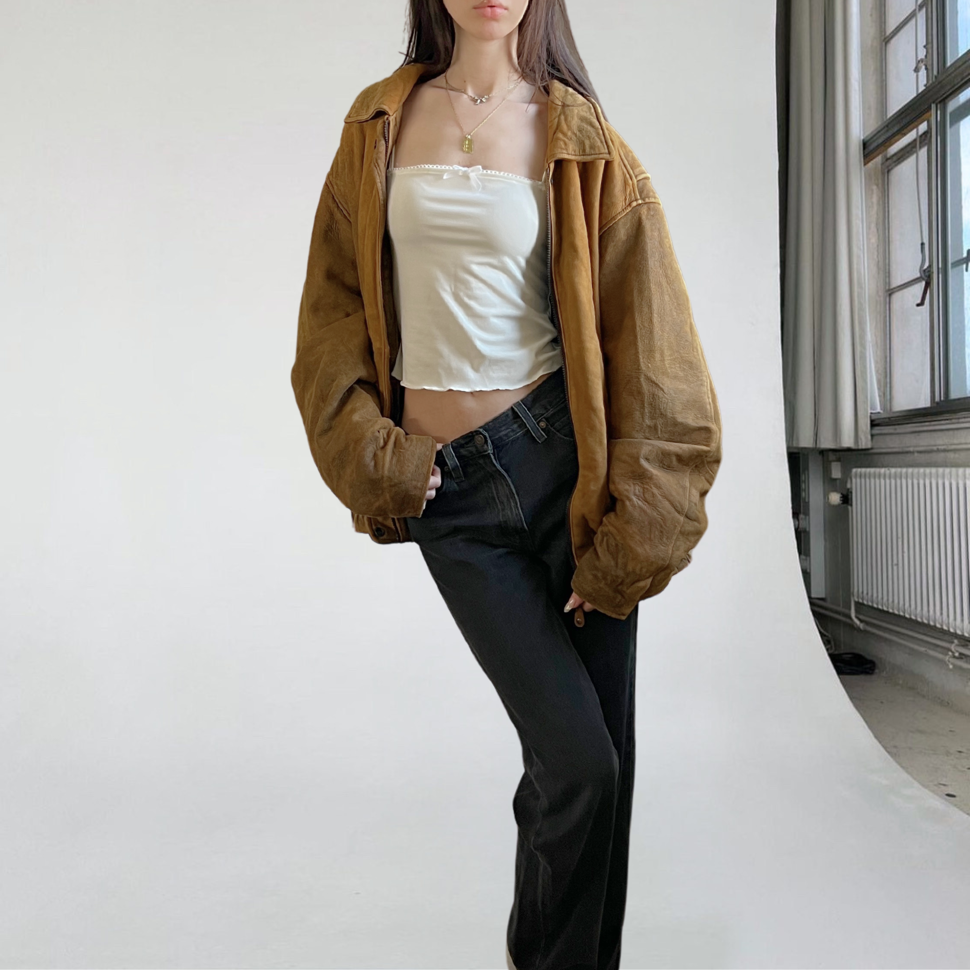 Cali Leather Bomber